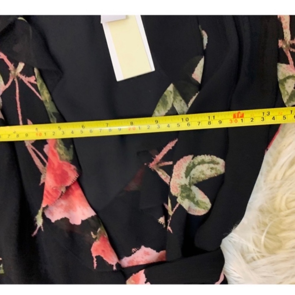 Aritzia Wilfred Louise Floral Wrap Dress NWT - Picture 5 of 5